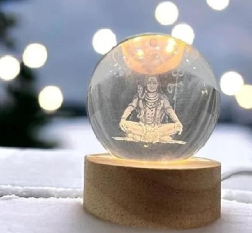 Shiv Crystal LED Lamp